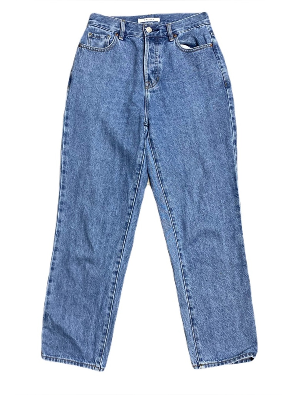 Pacsun High Rise Straight‎ Medium Wash Jeans Women's 25 90's